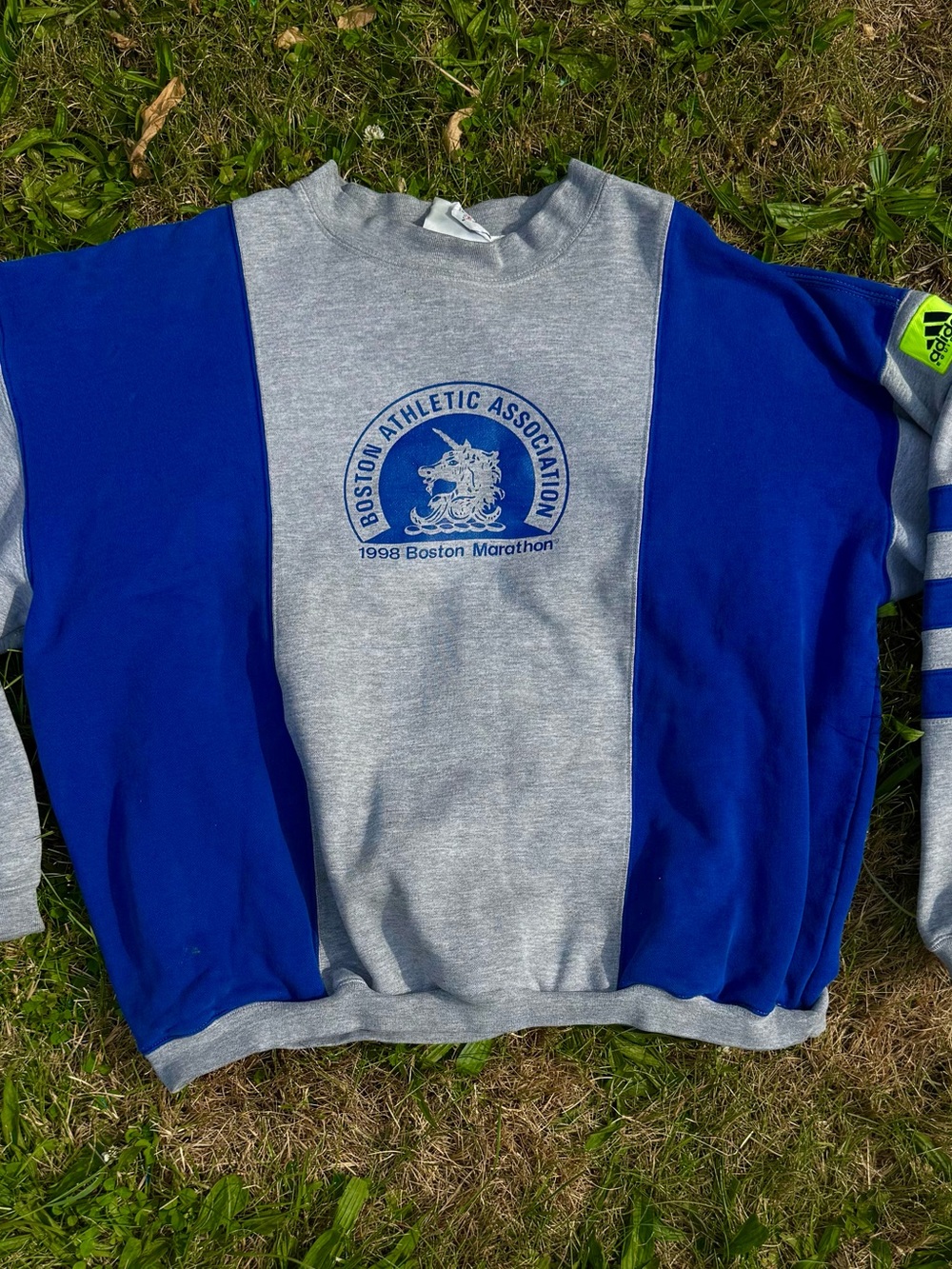 Rare Vintage 1998 Boston Marathon Adidas Sweatshirt Men’s 90s L